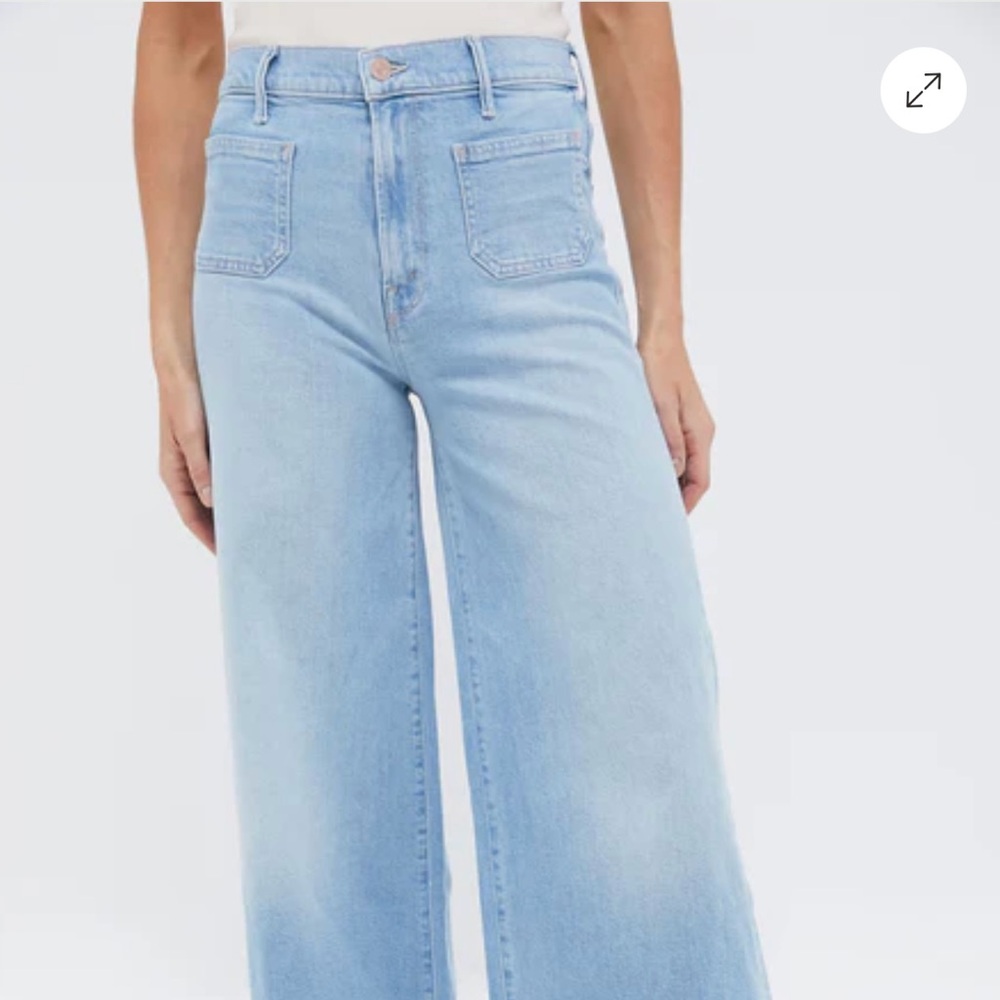 MOTHER High Rise Light Blue Jeans
